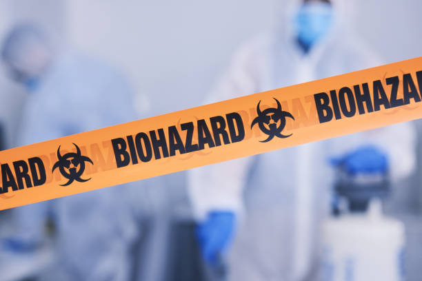 Professional Biohazard technician working in Attica, MI